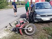 В Самарской области в ДТП пострадали 17-летний мотоциклист и его пассажир