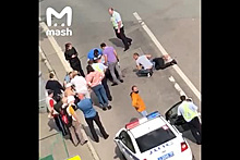 Раненые в перестрелке в Москве полицейские попали на видео