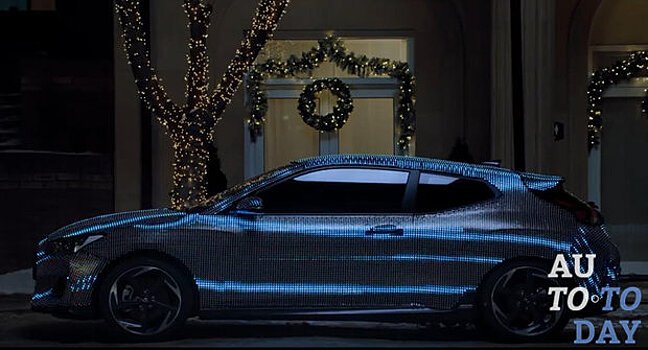 Спортивный Hyundai Veloster продолжает дразнить публику перед дебютом в Детройте