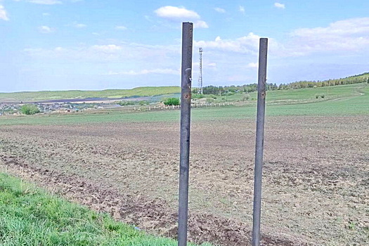 Российское село Лох снова лишилось указателя на въезде