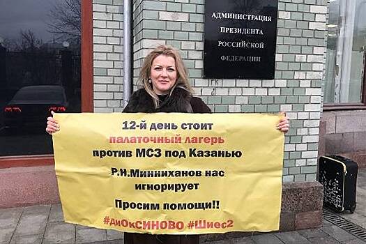 Противники казанского МСЗ устроили пикеты в Москве