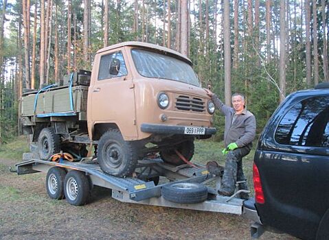 Эстонский автолюбитель восстановил уникальный ретрогрузовик «УАЗ»