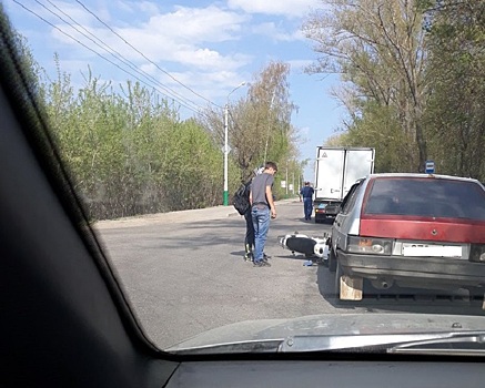 Пензенцы обсуждают утреннее ДТП с участием ВАЗа и мотоцикла