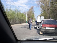Пензенцы обсуждают утреннее ДТП с участием ВАЗа и мотоцикла