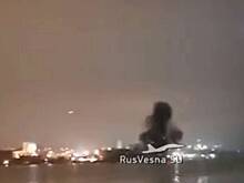 Отражение атаки беспилотников на Севастополь попало на видео