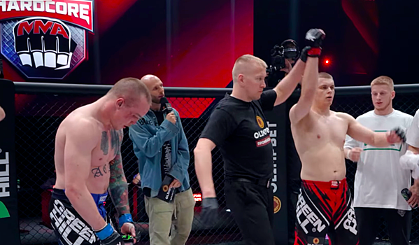 Панда победил Акаба на турнире Hardcore MMA