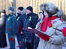 В Хабаровске юнармейцы приняли участие в акции памяти «Блокадный хлеб»