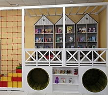 В Челябинской области старенькую библиотеку превратили в стильное пространство для детей