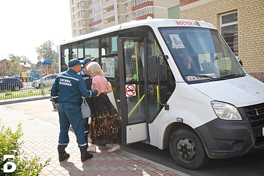 Учебную эвакуацию жителей отработали в Балашихе