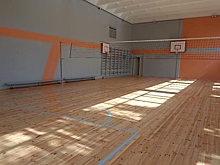 Завершен ремонт спортзала в школе №4 Нижнего Ломова