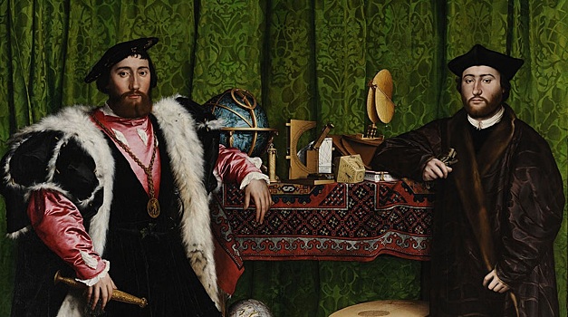 Оптическая иллюзия на картине 1533 года