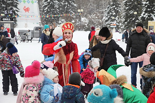 В Измайлово проводили зиму с песнями и хороводами!