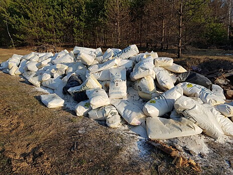 В Тверской области нашли свалку аммиачной селитры