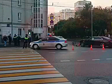 В центре Москвы автомобиль замглавы Минобороны Евкурова попал в ДТП