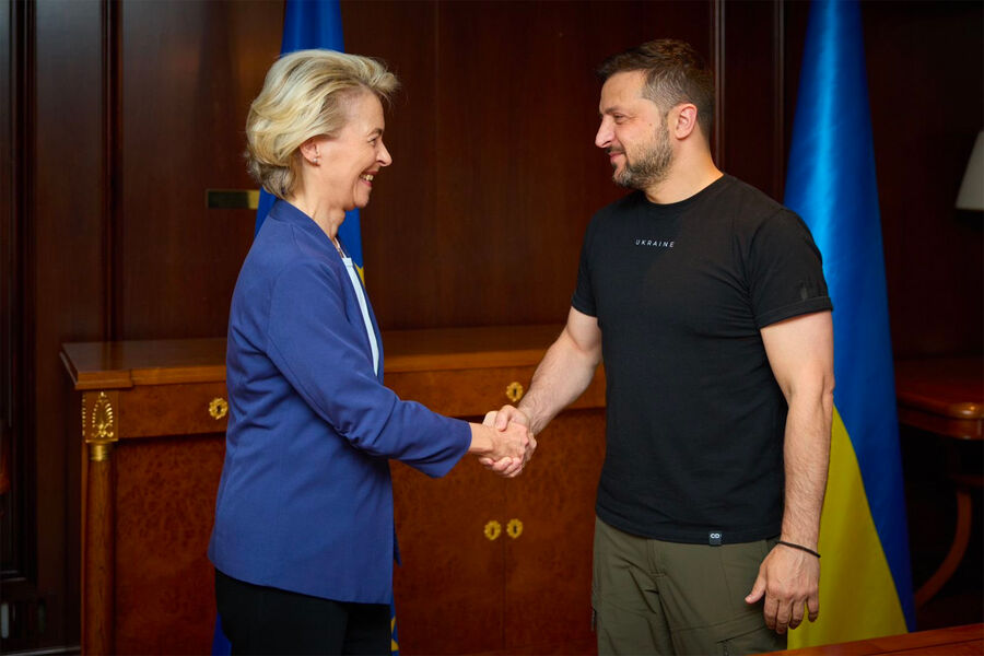 Зеленский поговорил с главой Еврокомиссии