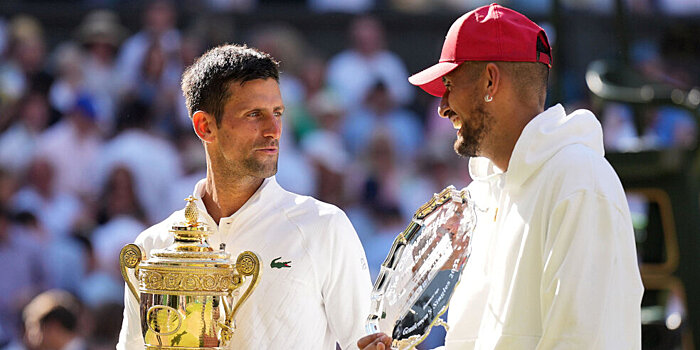 Джокович о том, что они с Кириосом собирались сходить в ресторан после «Уимблдона»: «Ужина все еще не было, но в Мельбурне появится такая возможность»