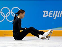 Анна Щербакова упала в прогоне произвольной программы на тренировке ОИ-2022 в Пекине