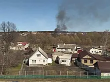 Появились кадры со звуками взрывов в районе Брянской области после атаки БПЛА