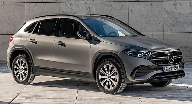 Модельный ряд Mercedes EQA пополнился новыми моделями 300 и 350 с мощностью до 288 л.с.
