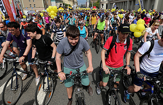 30 тысяч человек примут участие в велопараде в Москве