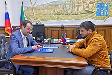 Шамиль Алиев встретился с главой Дербента Рустамбеком Пирмагомедовым