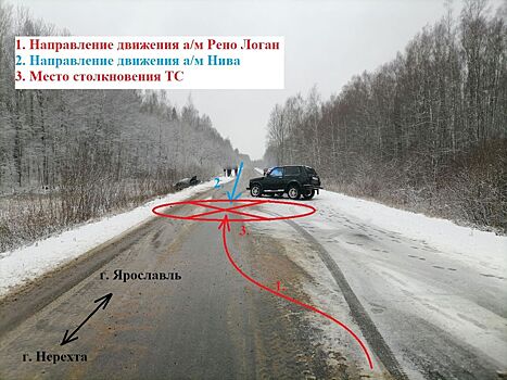 Дети пострадали в аварии на трассе под Костромой