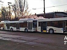 Городской автопарк Кривого Рога пополнился десятью новыми автобусами МАЗ-103