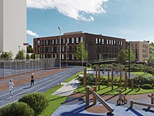 Образовательный комплекс с разной геометрией фасадов в Раменках оформят в натуральных цветах