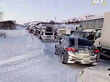 В Мурманской области образовались огромные пробки
