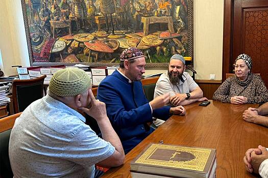 Картину с поверженными русскими воинами заметили в кабинете Духовного управления мусульман