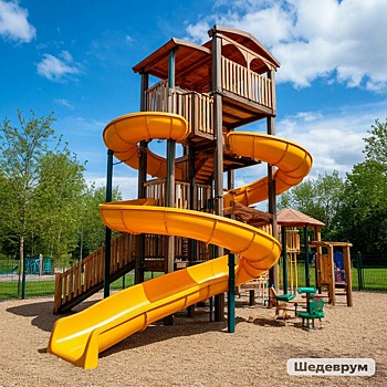 Центральный пляж оборудуют горками для детей