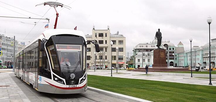 Более 100 тыс. пассажиров воспользовались трамвайными маршрутами на Тверской Заставе с момента их запуска