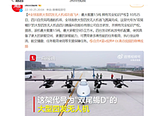 В Китае совершил успешный полет БПЛА Double-tailed Scorpion D