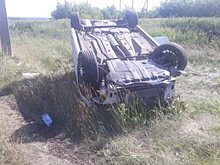 В Башкирии перевернулся автомобиль, есть пострадавшие