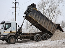 Рекордные 42 тысячи кубометров снега вывезли из Дзержинска за неделю