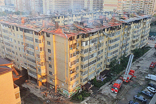 Сгоревшая многоэтажка в Краснодаре может быть самостроем