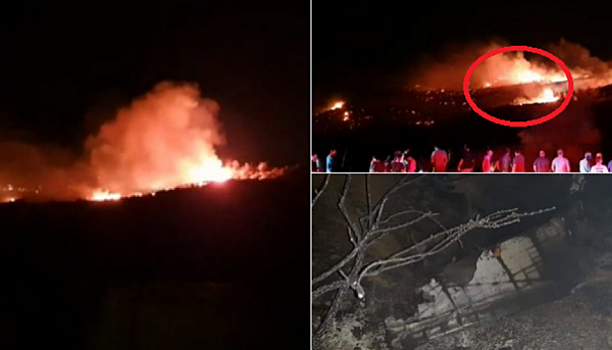 В Интернете появилось видео с места взрыва на Кипре неопознанного объекта