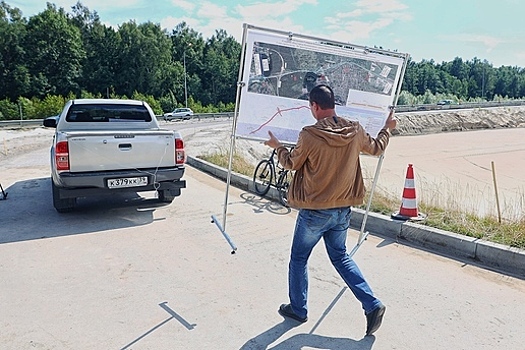 На круговой развязке у Чкаловска изменили схему движения