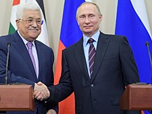 Путин начал переговоры с лидером Палестины с третьего раза