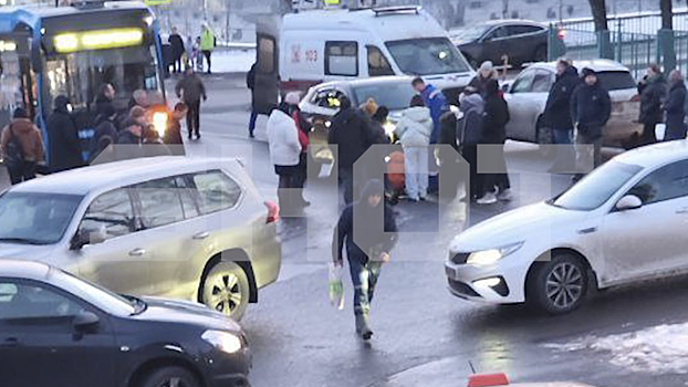 В Москве женщина-водитель сбила на зебре девочку