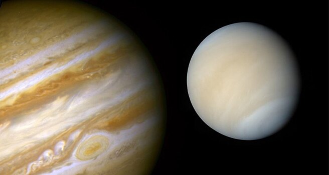 Моделирование показало, как Юпитер мог “смыть” воду с Венеры
