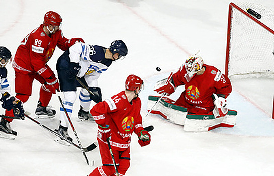 Сборная Финляндии по хоккею обыграла команду Белоруссии на чемпионате мира