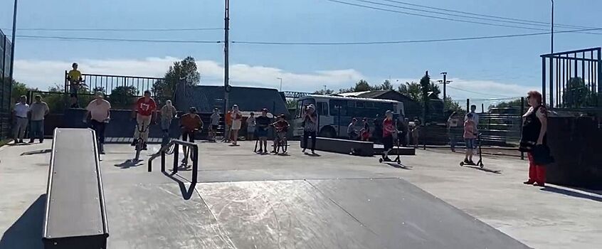 Скейт-парк появился в поселке Ува в Удмуртии
