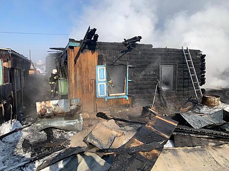 В пожаре на улице Ольховской погибли двое детей