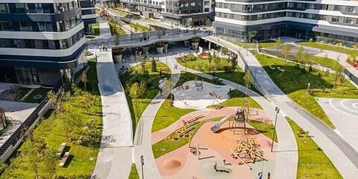 Сухой фонтан, каток и площадь для рынка появятся в парке "Зеленая река"