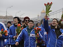 В Парке Горького прошел массовый забег «Цветы любимым»