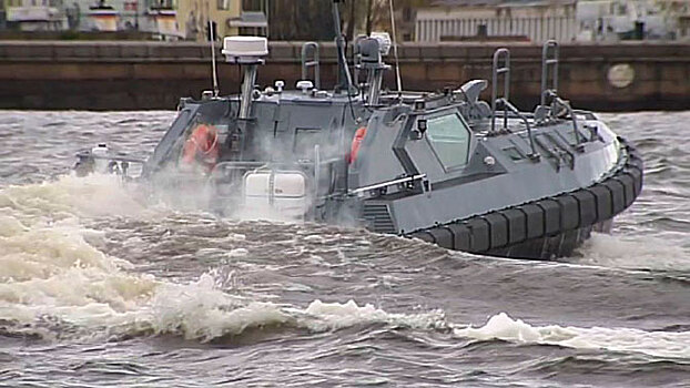 Испытания новейшей скоростной десантно-штурмовой лодки для ВМФ РФ: видео
