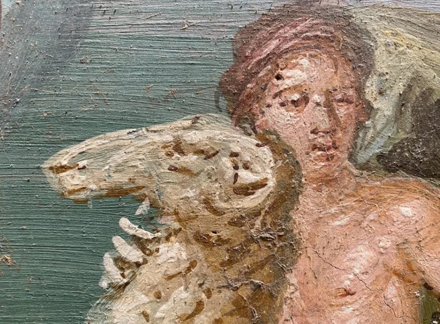 В Помпеях обнаружили сохранившуюся фреску с античным мифом