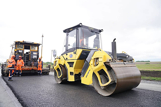 Дорожники начали укладывать финишный слой асфальта на обходе Кемерова