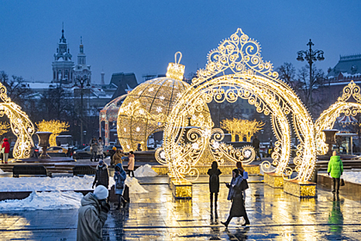 В первый день нового года в Московском регионе потеплеет до 0 градусов